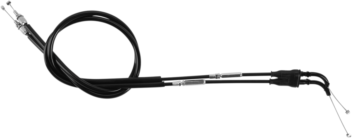 MOTION PRO Black Vinyl Throttle Cable - Push/Pull - '06-'19 KLX/KX 03-0365