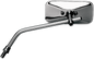 EMGO Mirror - Stamped - Chopper - Side View - Rectangle - M10 x 1.25 - Chrome - Left 20-34814