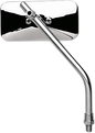 EMGO Mirror - Die-Cast - Classic - Side View - Rectangle - M10 x 1.25 - Chrome - Left 20-34824