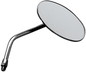 EMGO Mirror - Die-Cast - Chopper - Side View - Oval - M10 x 1.25 (Left Hand) - Chrome - Right 20-34836
