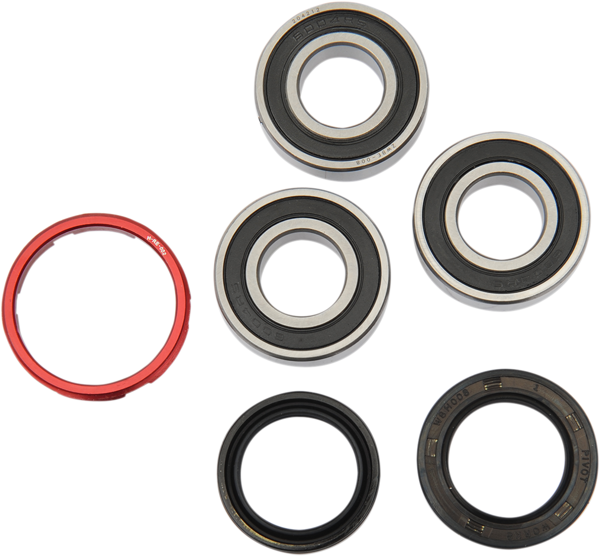 PIVOT WORKS Wheel Bearing Kit - Rear - '90-'01 Honda CR125/250/500R PWRWK-H09-521
