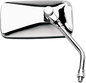 EMGO Mirror - Cruiser - Side View - Rectangle - Chrome - Right - Each 20-42443
