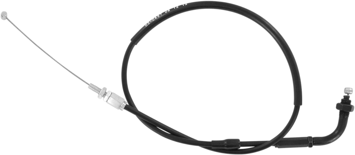 MOTION PRO Black Vinyl Throttle Cable - Pull - '04-'07 CBR1000RR 02-0497