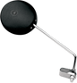 EMGO Mirror - Side View - Round - Black w/Chrome Stem - Right/Left 20-64500