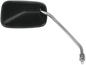 EMGO Mirror - Side View - Rectangle - Black w/Chrome Stem - Left/Right 20-64531