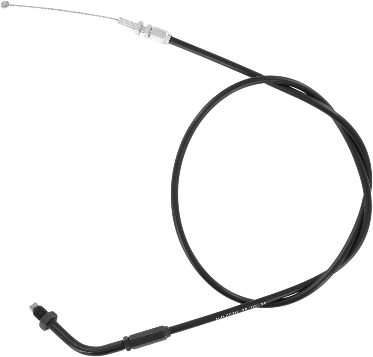 MOTION PRO Black Vinyl Throttle Cable - Pull - '78-'83 Kawasaki KZ 03-0020