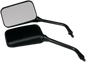 EMGO Mirror - GP Deluxe - Side View - Long - Rectangle - Black 20-78257