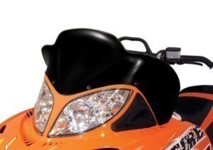 PowerMadd Cobra Arctic Cat M Series Low 17-Inch Black Handguard (Part #12823)