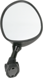EMGO Mirror - Side View - Oval - Black - Left 20-86892