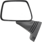 EMGO Mirror - Side View - Rectangle - Black - Left 20-87052