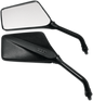 EMGO Mirror - Trimline - Side View - Rectangle - M10 x 1.25 - Black 20-97110