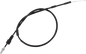 MOTION PRO Black Vinyl Throttle Cable - Pull - '06-'24 Raptor 700 05-0337