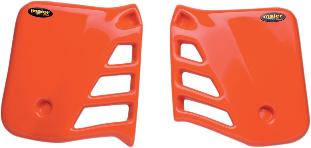 MAIER Radiator Scoops - Orange - Honda - CR '85-'87 600137