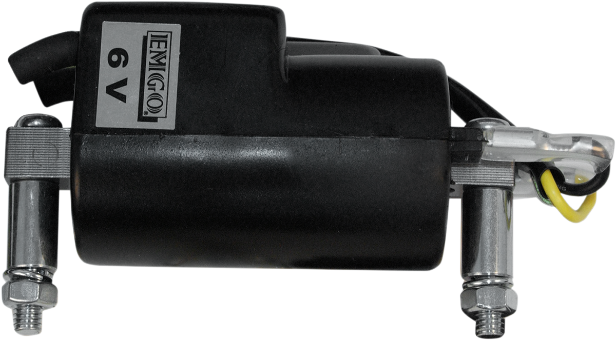 EMGO 6 V Ignition Coil - 1.09 Ohms - Dual Lead - Universal 24-72454