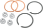 JAMES GASKET Exhaust Port Graphite Gasket Kit - Big Twin/Sportster/EVO 65324-83-KCR2