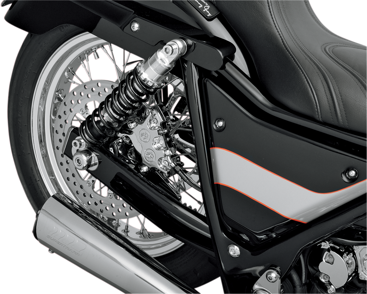 PERFORMANCE MACHINE (PM) Caliper - Rear - Chrome - FXR/S/T 86 FXWG 1268-0052-CH