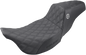SADDLEMEN Pro Series SDC Performance Seat - w/o Backrest - Lattice Stitch - FL '08 -'23 SC80807D0