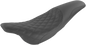 SADDLEMEN Profiler Seat - Front Lattice/Rear Smooth - Black - FLH '97-'07 897-07-149