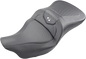 SADDLEMEN Roadsofa™ Seat - Carbon Fiber - without Backrest - Black - FL '09-'24 808-07B-185T