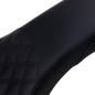 SADDLEMEN Profiler Seat - Front Lattice/Rear Smooth - Black - FX '18-'24 818-30-149