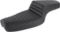 SADDLEMEN Step-Up Seat - Front Tuck-n-Roll/Rear Lattice Stitch - Black 879-03-176