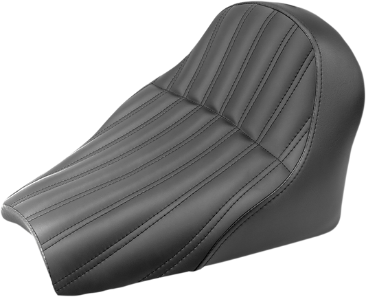 SADDLEMEN Knuckle Renegade™ Solo Seat - Black - Scout Bobber I18-33-0023