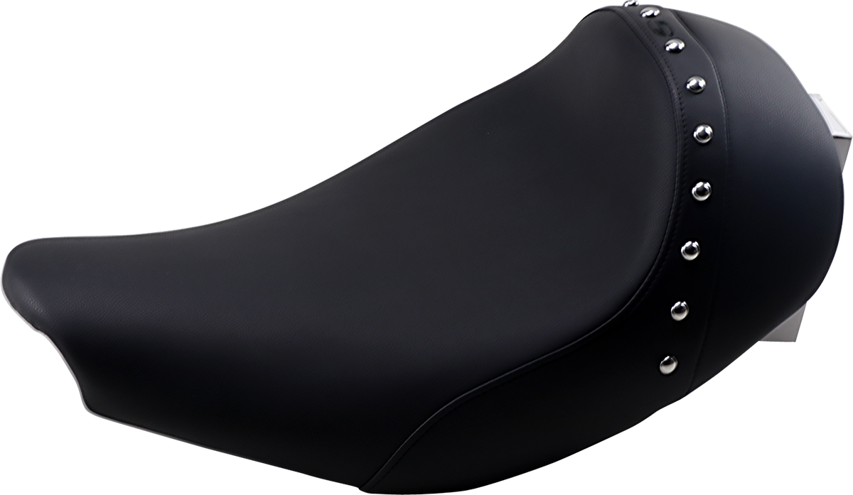 SADDLEMEN Renegade™ Solo Seat - Black - Studded - Indian '14-'24 I14-07-001