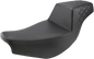 SADDLEMEN Step-Up Seat - Front Smooth/Rear Lattice Stitch - Black - Indian I14-07-173