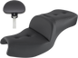 SADDLEMEN Roadsofa™ Seat - Pillow Top - With Backrest - Indian I20-06-181BR