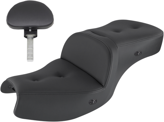 SADDLEMEN Pillow-Top Heated Roadsofa™ Seat - With Backrest I20-06-181BRHCT