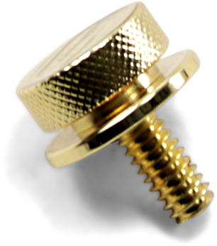 SADDLEMEN 1/4"-20 Seat Knob - Gold 8909GO