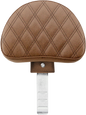 SADDLEMEN Backrest - Lattice Stitched - Brown 11567BLS