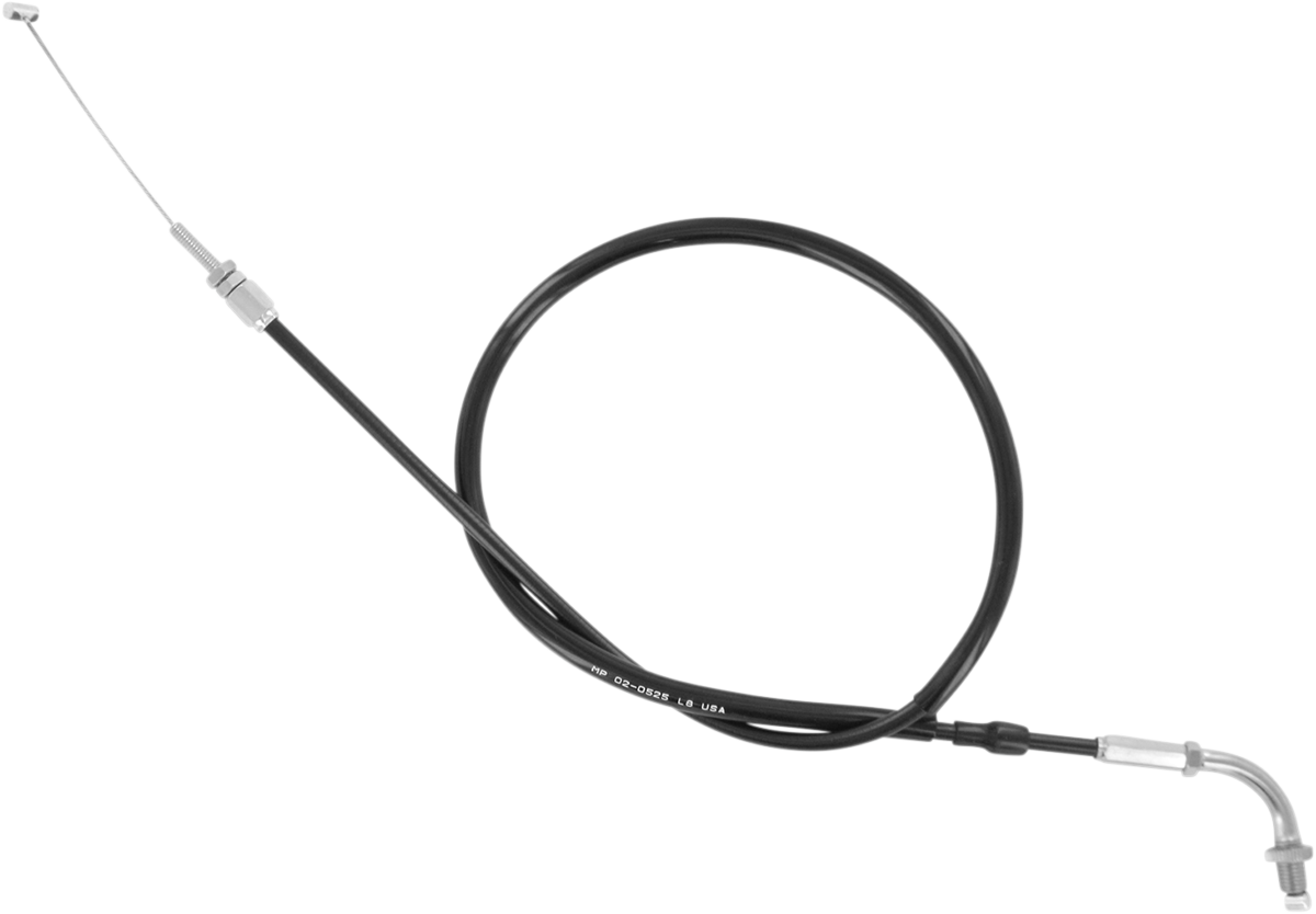 MOTION PRO Black Vinyl Throttle Cable - Pull - '01-'07 VT750DC 02-0525
