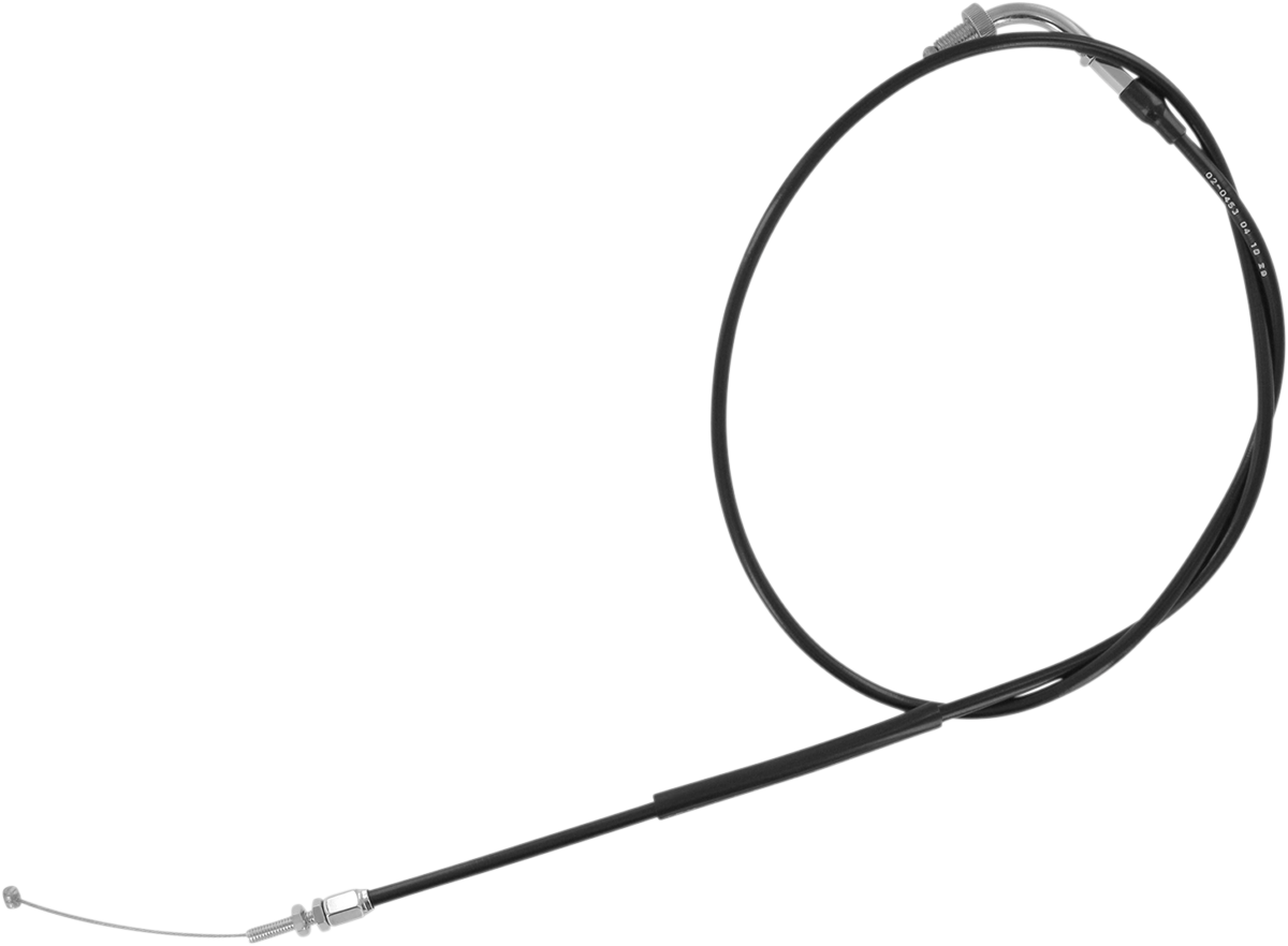 MOTION PRO Black Vinyl Throttle Cable - Pull - '02-'08 VTX1800 02-0453