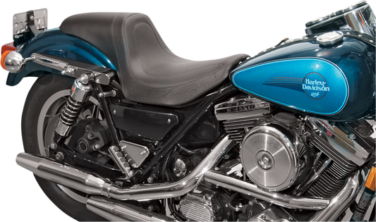 MUSTANG Seat - Fastback™ - Stitched - Black - FXR '82-'00 75445