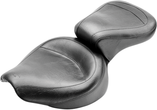 MUSTANG Vintage Style Seat - Wide - Smooth - Black - FX/FL 75734