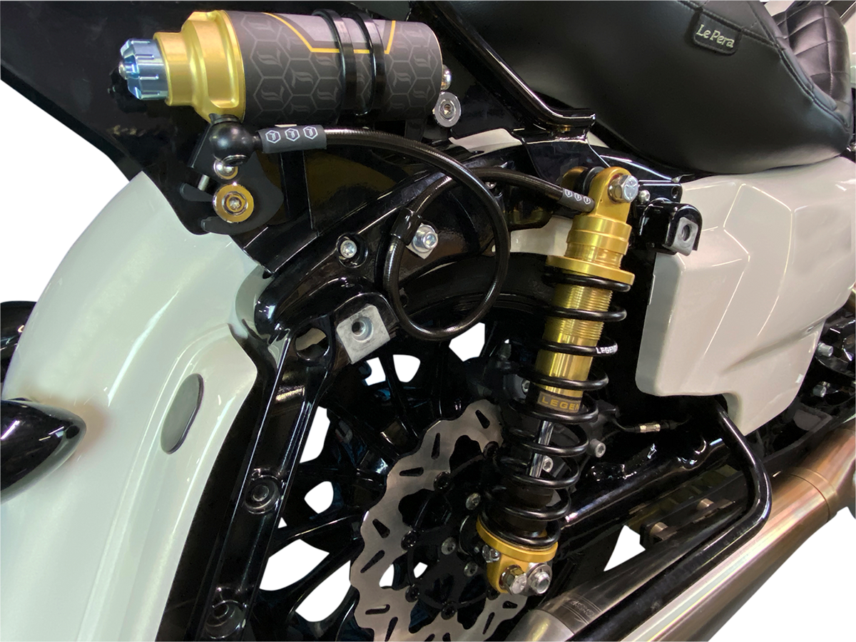 Legend Suspension REVO ARC Remote Reservoir Shocks - 14 Inch Heavy Duty - Gold (Part Number 1310-1909)