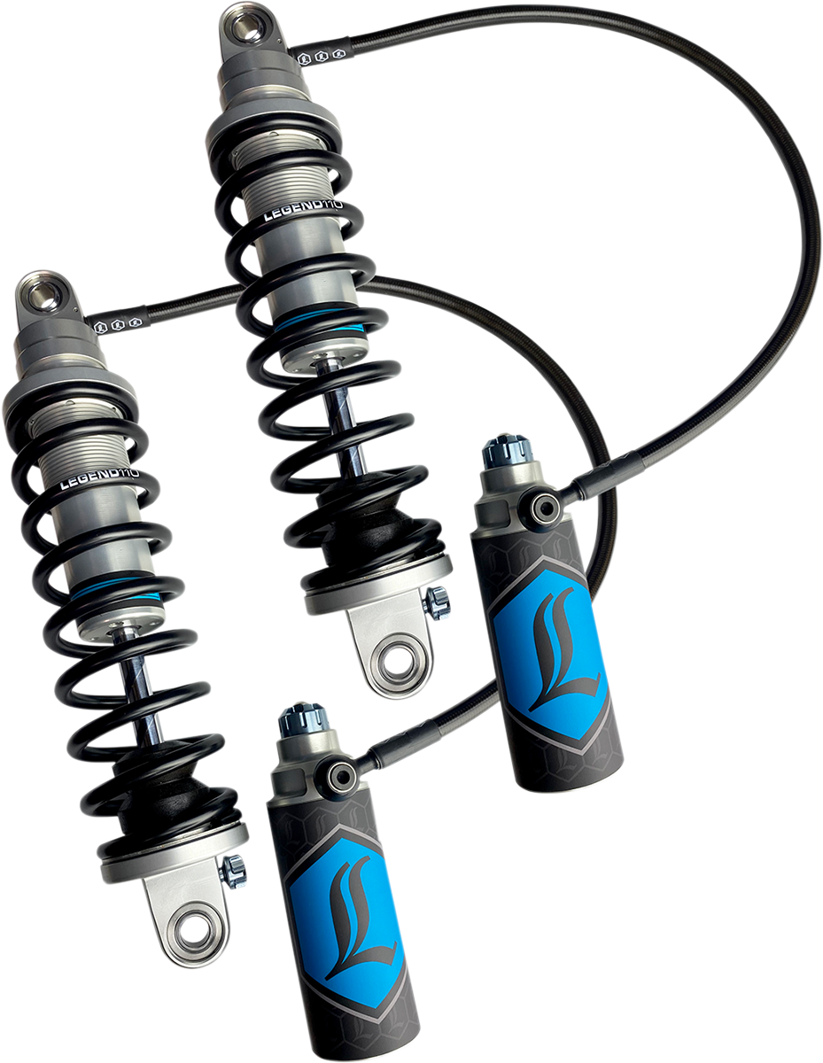 Legend Suspension Revo ARC Remote Reservoir Shocks - 14-Inch Clear Finish - Part #1310-1936