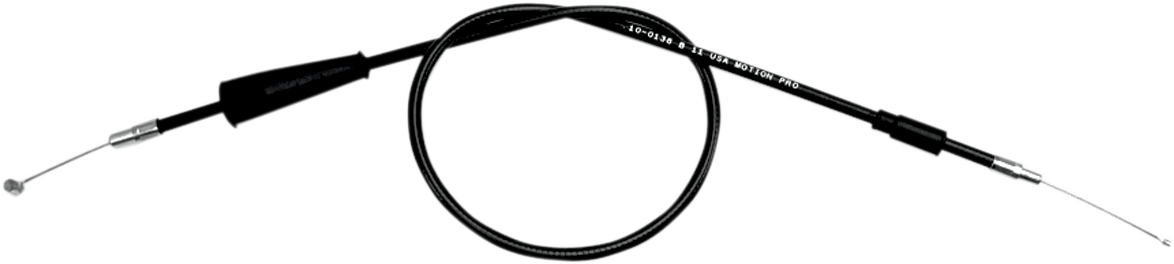 MOTION PRO Black Vinyl Throttle Cable - Push/Pull - '01-'11 KTM 50 10-0138
