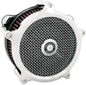 PERFORMANCE MACHINE (PM) Super Gas Air Cleaner Kit - Chrome 0206-2149-CH
