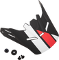 Z1R Youth Rise Visor - Evac - Matte Black/Red/White 0132-1398