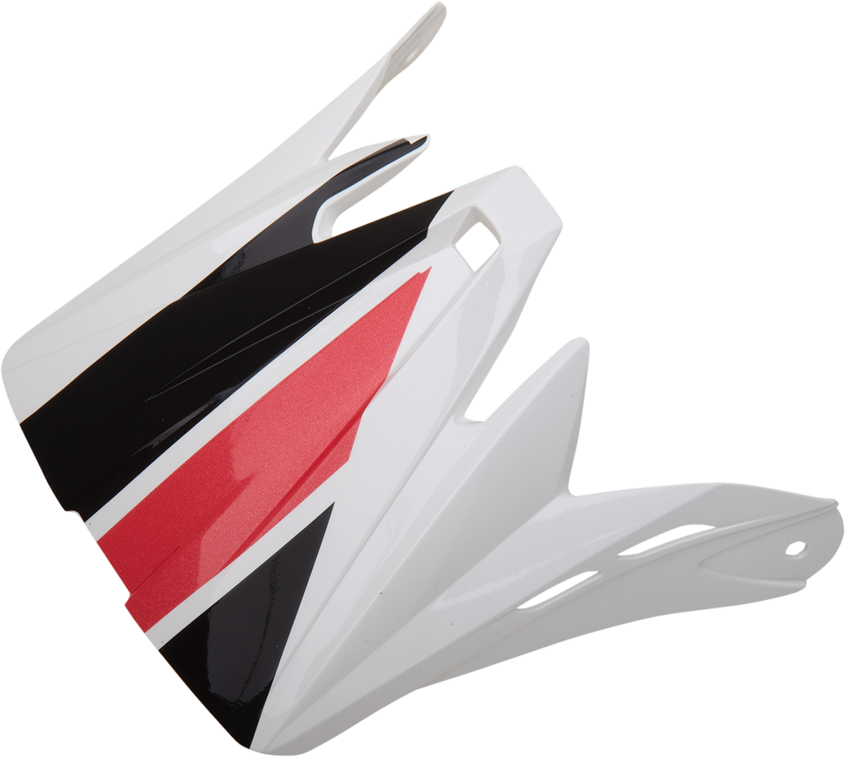 Z1R Child Rise Visor Kit for Evac Helmets – Gloss White, Black & Red – Part 0132-1407