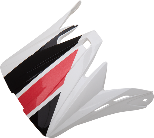 Z1R Child Rise Visor Kit for Evac Helmets – Gloss White, Black & Red – Part 0132-1407