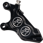 PERFORMANCE MACHINE (PM) 4-Piston Caliper - Contrast Cut - Left Front 0052-2425-BM