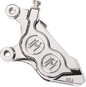 PERFORMANCE MACHINE (PM) 4-Piston Caliper - Chrome - Left Front 0052-2425-CH
