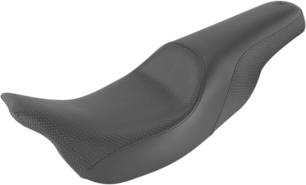 SADDLEMEN Profiler™ Basketweave Seat - Black - FLH/FLT '08-'20 808-07B-147