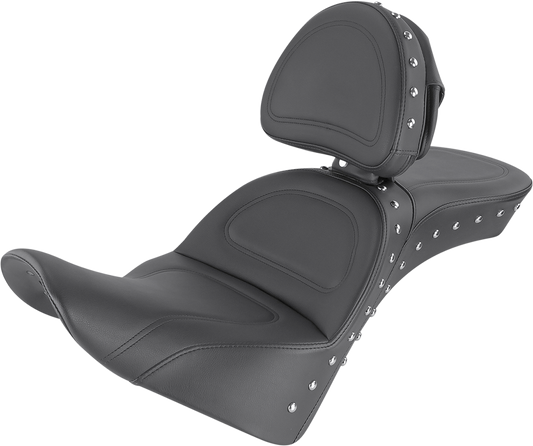 SADDLEMEN Explorer Special Seat - Studded - w/ Backrest - FL '18-'24 818-33-040