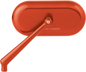 ARLEN NESS Mirror - Side View - Oval - Orange - Left 13-185