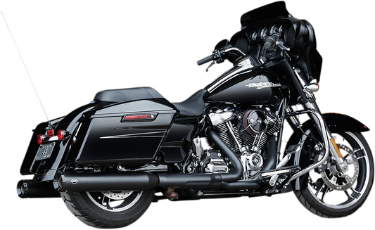 S&S CYCLE GNX Slip-On Mufflers - 4-1/2" - Black - M8 FL 550-0990
