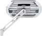 ARLEN NESS Mirror - Sidekick - Side View - Oval - Chrome - Left 510-001